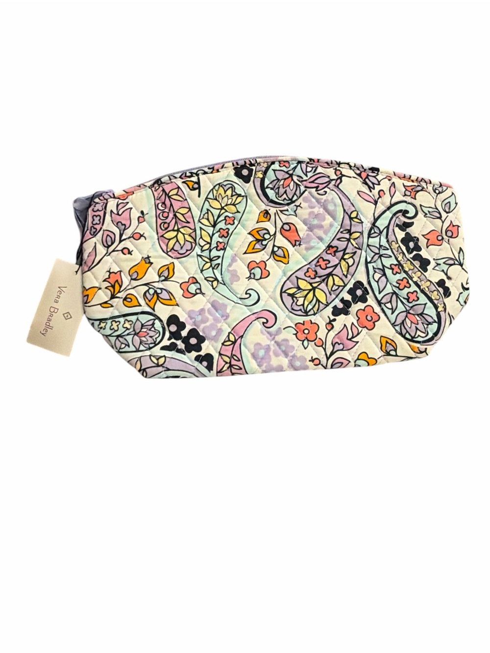 Vera Bradley Pastel Paisley Quilted Cosmetic Pouch - Multi